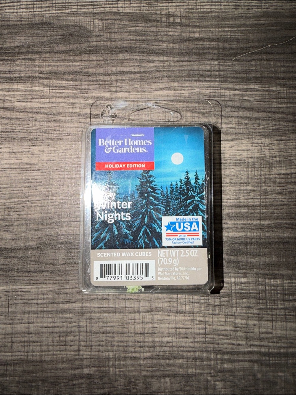 Better Homes & Gardens Frosty Winter Nights Scented Wax Cubes RARE HTF